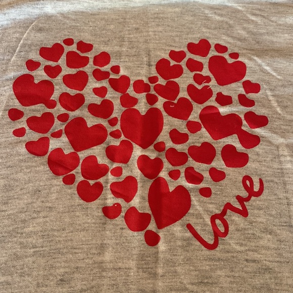 NWT WORKSHOP Republic Clothing Modal Hearts ❤️ Long Sleeves Top Plus Size 1X - Picture 5 of 14